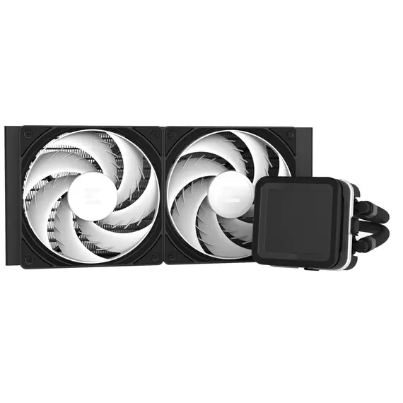 ქულერი Zalman LCS Alpha 2DS A24 ARGB, LGA1851, 1700, 1200, 115x, AM5, AM4, TDP 320W, black , 2 image - Primestore.ge