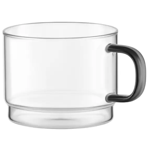 ჭიქების ნაკრები Ardesto Set of cups 350ml, 4pcs, borosilicate glass, transparent , 4 image - Primestore.ge