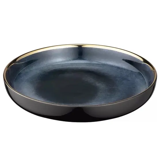 თეფში Ardesto Deep plate Andria, 21.1cm, ceramics, blue-gray  - Primestore.ge