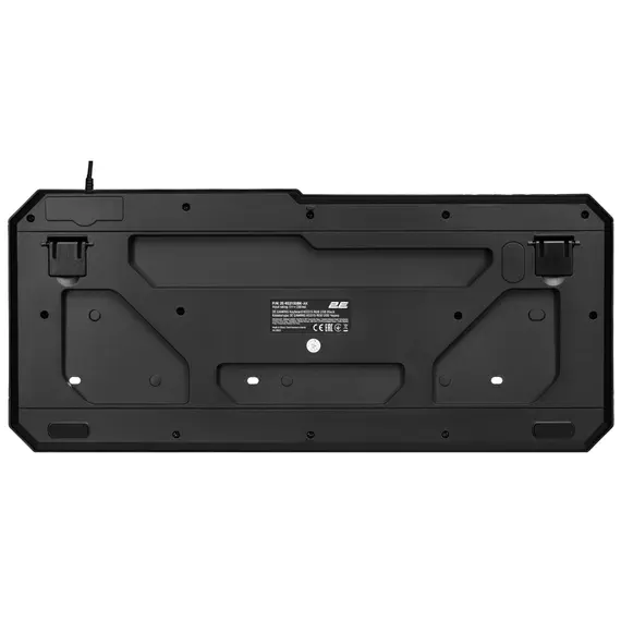კლავიატურა 2E GAMING Membrane keyboard KG315 110key, USB-A, EN/RU, RGB, black , 2 image - Primestore.ge