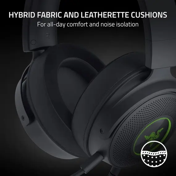 ყურსასმენი Razer Headset Kraken Kitty Ed. V2 Pro 7.1 USB-A RGB, black , 2 image - Primestore.ge