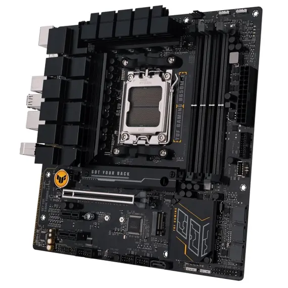 დედა დაფა ASUS Motherboard TUF GAMING B650M-E sAM5 B650 2xDDR5 M.2 HDMI DP mATX , 2 image - Primestore.ge