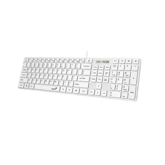 კლავიტურა Genius,Keyboard  SlimStar 126  USB White , 2 image - Primestore.ge