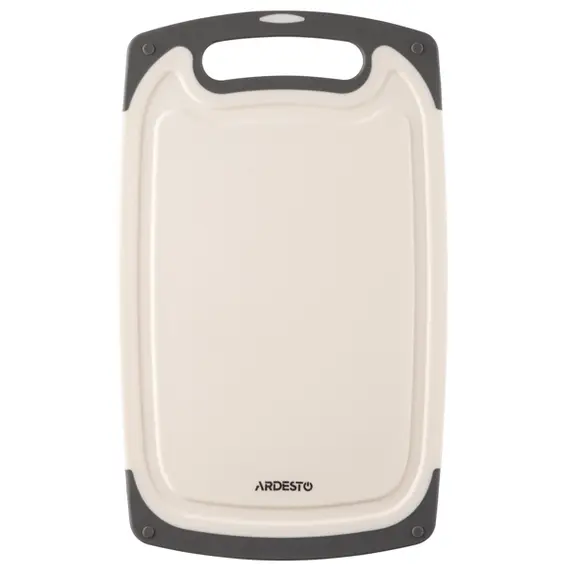 საჭრელი დაფა Ardesto Cutting board Gemini, 25х15х0.8cm, plastic, white , 2 image - Primestore.ge