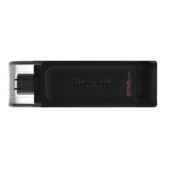 USB ფლეშ მეხსიერება Kingston 256GB USB 3.2 Type-C Gen 1 DT70  - Primestore.ge