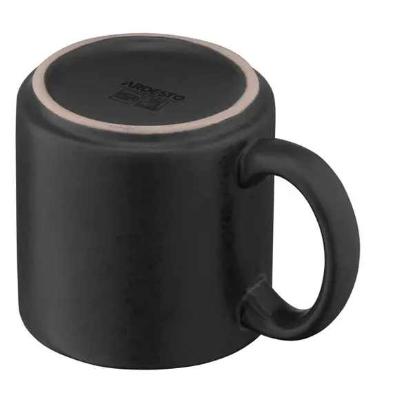 ჭიქა Ardesto Mug Trento, 400ml, ceramics, black , 3 image - Primestore.ge