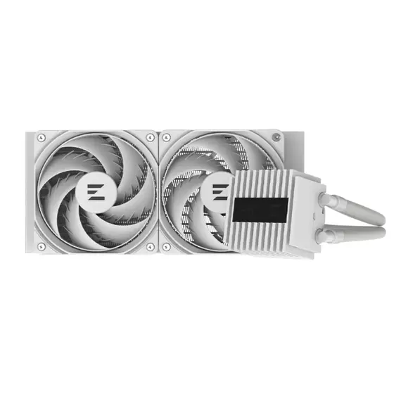 ქულერი Zalman LCS Alpha 2DS A24 ARGB, LGA1851, 1700, 1200, 115x, AM5, AM4, TDP 320W, white , 2 image - Primestore.ge