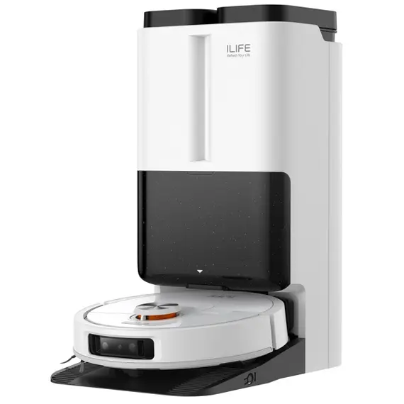 რობოტი მტვერსასრუტი Ilife T60S, 17000Pa, LiDAR + Ai, Robot Vacuum Cleaner, White  - Primestore.ge