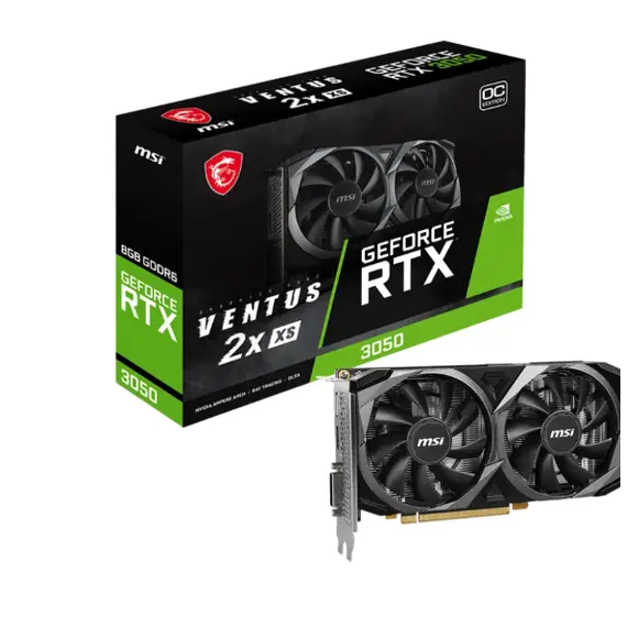 ვიდეო დაფა MSI Graphic Card GeForce RTX 3050 VENTUS 2X XS 8G OC  - Primestore.ge
