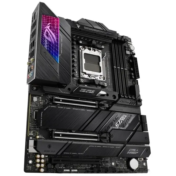 დედა დაფა ASUS Motherboard ROG STRIX X670E-E GAMING WIFI sAM5 X670 4xDDR5 M.2 HDMI DP WiFi BT ATX , 2 image - Primestore.ge