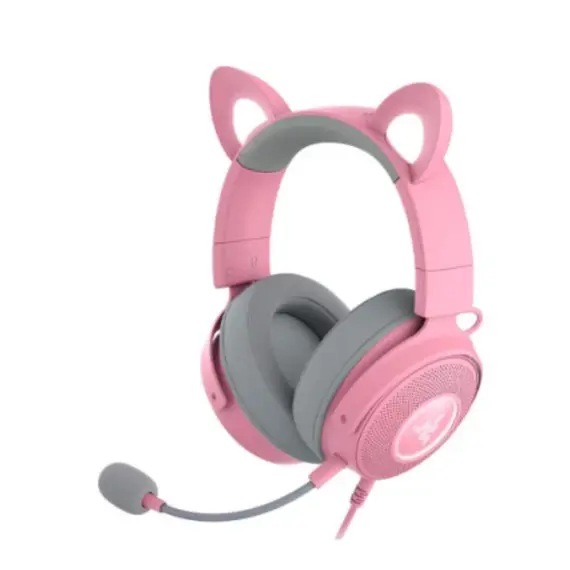 ყურსასმენი Razer Headset Kraken Kitty Ed. V2 Pro 7.1 USB-A RGB, Quartz  - Primestore.ge