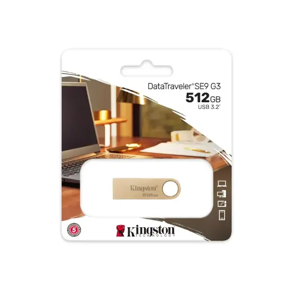 USB ფლეშ მეხსიერება Kingston 512GB USB 3.2 Type-A Gen1 DT SE9 G3 , 2 image - Primestore.ge