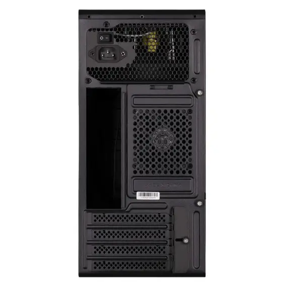 კომპიტერის ქეისი კვების ბლოკით 2E PC case Credo V200B-400 with PSU 2E ATX400, 2xUSB3.0, 1x80mm, VGA 250mm, mATX, Black , 2 image - Primestore.ge