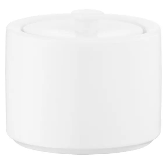 საშაქრე Ardesto Sugar bowl Prato, 7.8х7.8х9cm, 200ml, porcelain, white  - Primestore.ge