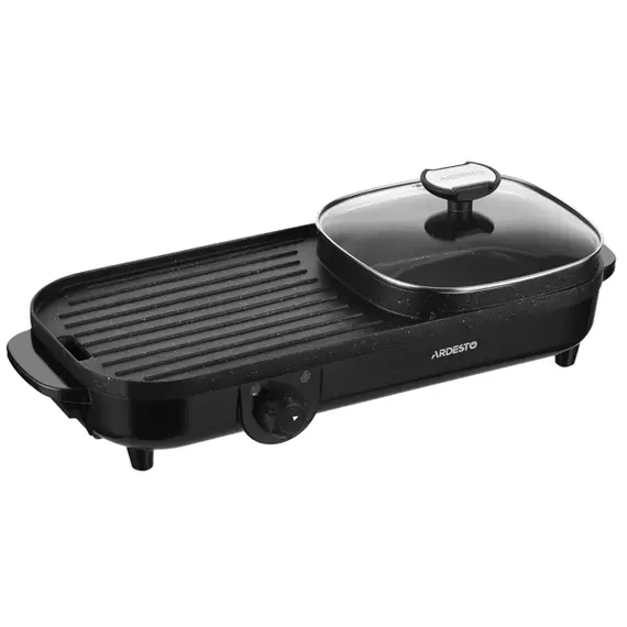 გრილი Ardesto GHP-5Bl, 1500W, Grill, Black  - Primestore.ge