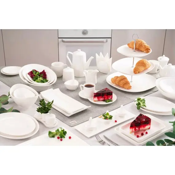 ნამცხვრის დასადები Ardesto Tier cake stand, 32х32сm, porcelain, white , 6 image - Primestore.ge
