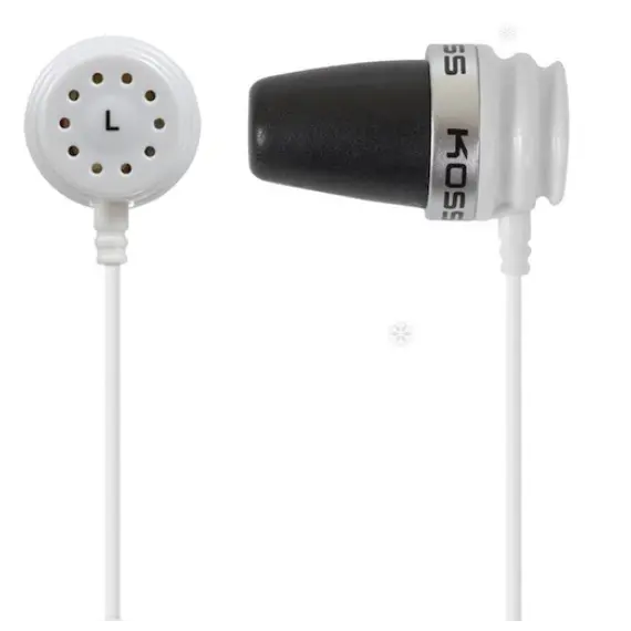 ყურსასმენი Koss Headphones Spark Plug VCk Noise Isolating Black  - Primestore.ge
