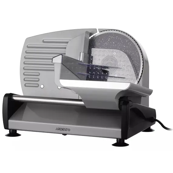 სლაისერი Ardesto slicer, 250W, blade-stainless steel, diameter of the knife-190мм, corps- iron/plastic, grey-black , 3 image - Primestore.ge