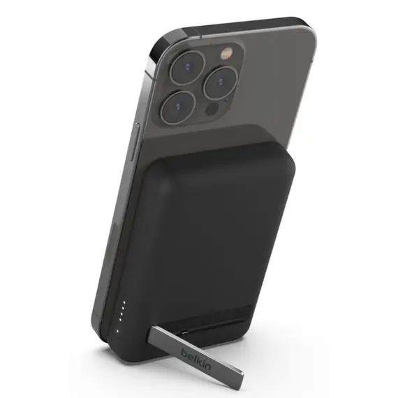 პორტატული დამტენი Belkin Power Bank 5000mAh, MagSafe Wireless, black - Primestore.ge