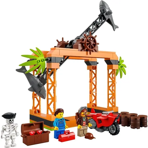 ლეგო LEGO City Stuntz The Shark Attack Stunt Challenge , 2 image - Primestore.ge