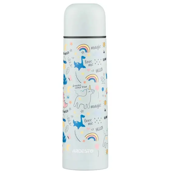 თერმოსი Ardesto Vacuum flask Magic 500ml, stainless steel, grey  - Primestore.ge