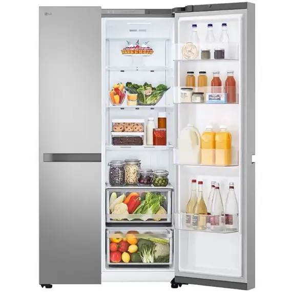 მაცივარი LG GR-B257KLJW.APYQMER, 625L, A+, No Frost, Refrigerator, Silver - Primestore.ge
