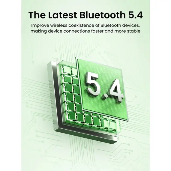 ყურსასმენი UGREEN WS207 (45110) HiTune P3, Earbuds, Wireless, Bluetooth, IPX5, White , 11 image - Primestore.ge