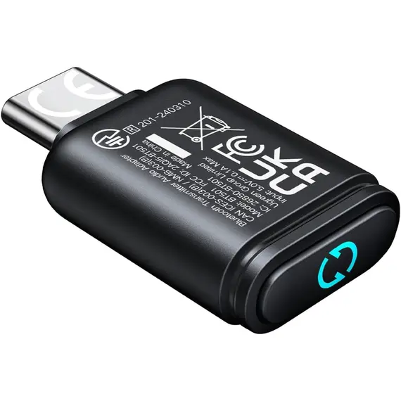 Bluetooth ადაპტერი UGREEN BT501 (45008), Bluetooth Transmitter Audio Adapter fOR PS5, Black - Primestore.ge
