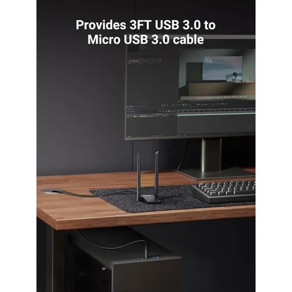 WiFi ადაპტერი UGREEN CM495 (25226), AX1800 WiFi 6 Adapter, Black , 6 image - Primestore.ge