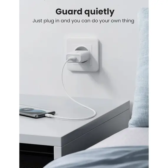 მობილურის დამტენი UGREEN CD122 (10133), 18W, USB Fast Charger, White - Primestore.ge