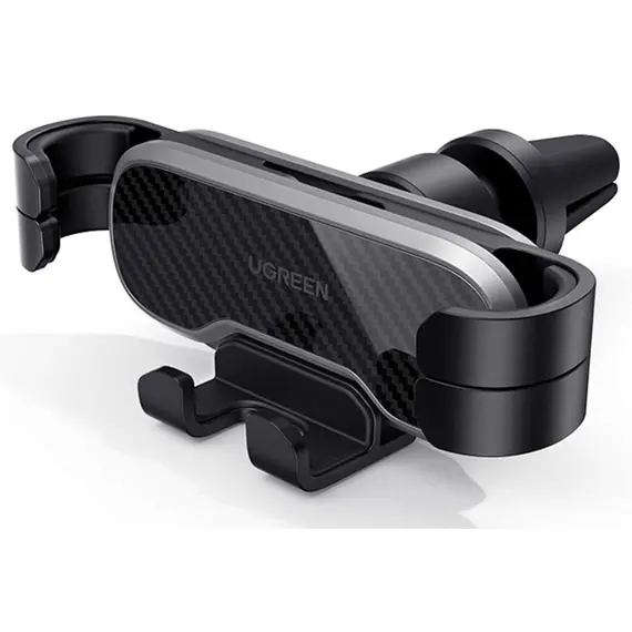 მობილურის დამჭერი UGREEN LP228 (80539), Gravity Phone Holder For Car, Black - Primestore.ge