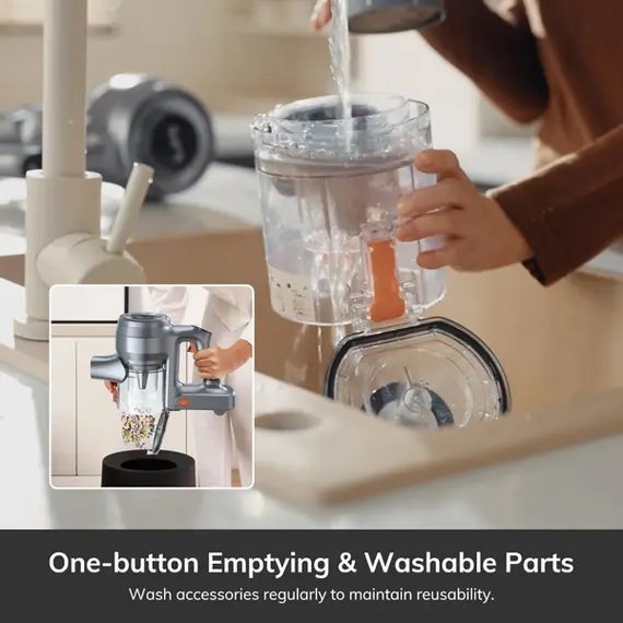 მტვერსასრუტი ILIFE H80 Cordless Stick Vacuum Cleaner Handstick 1.2L Big Dustbin 22000Pa Strong , 10 image - Primestore.ge