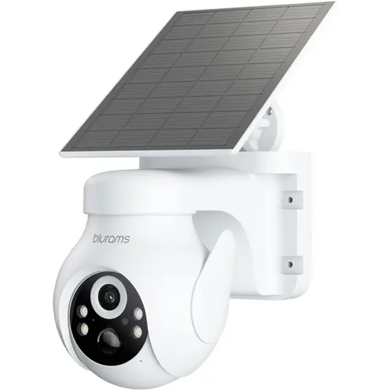 ვიდეო სათვალთვალო კამერა Blurams E20C, 3Mp, Solar Wireless 2K PTZ Security Camera, White - Primestore.ge