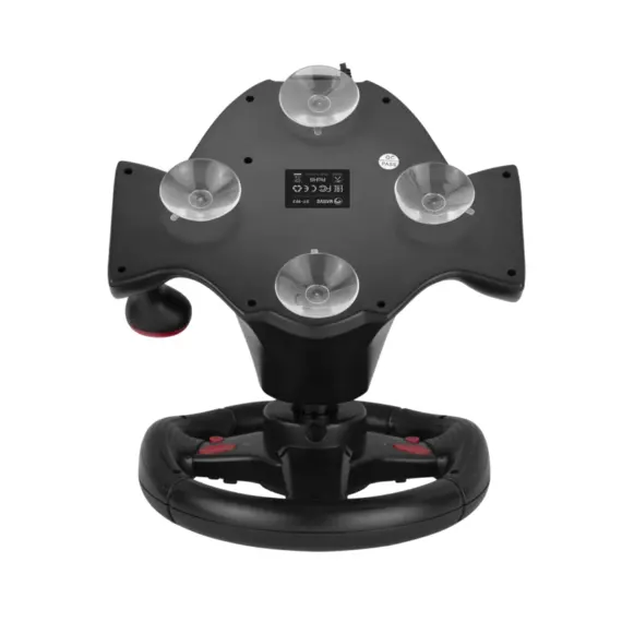 სათამაშო საჭე და პედლები MARVO GT-903  Onaga 30 racing wheel , 3 image - Primestore.ge