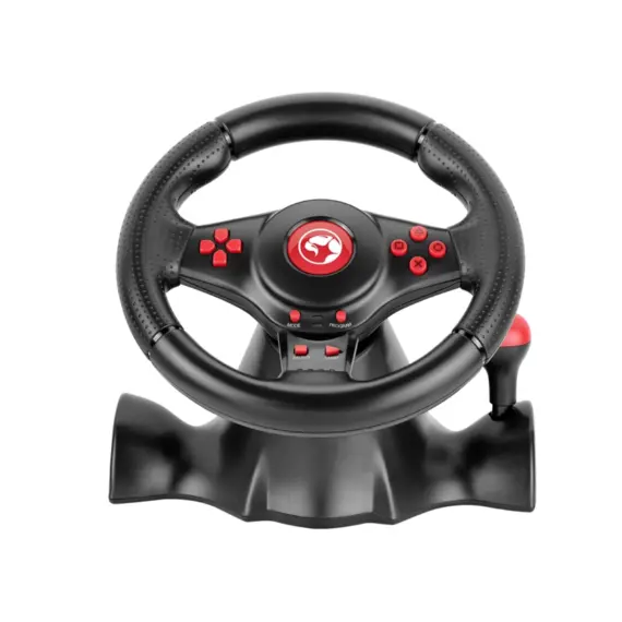 სათამაშო საჭე და პედლები MARVO GT-903  Onaga 30 racing wheel  - Primestore.ge
