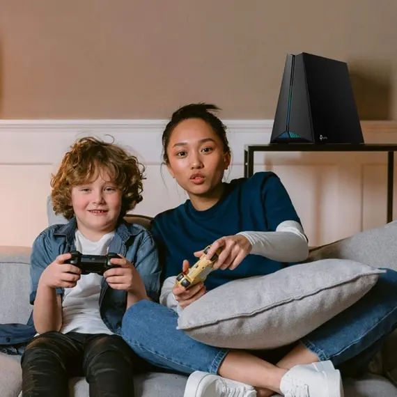 როუტერი TP-link Archer GXE75 AXE5400 Tri-Band Wi-Fi 6E Router Gaming Router , 5 image - Primestore.ge