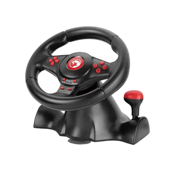 სათამაშო საჭე და პედლები MARVO GT-903  Onaga 30 racing wheel , 2 image - Primestore.ge