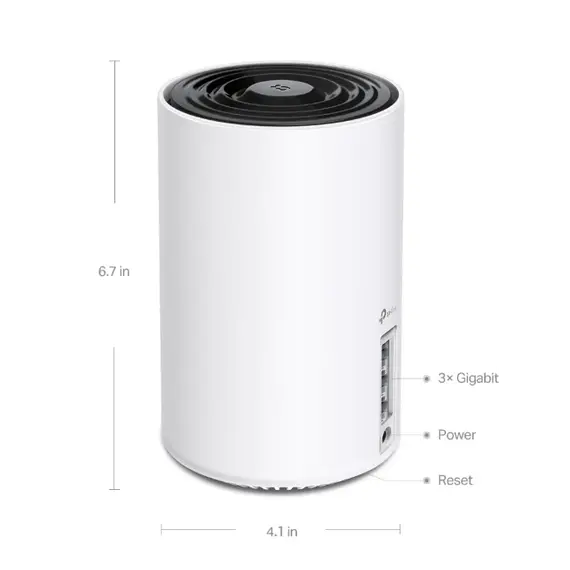 Wi-Fi როუტერი TP-link Deco XE75 (2-pack) AXE5400 Whole Home Mesh Wi-Fi 6E System , 2 image - Primestore.ge