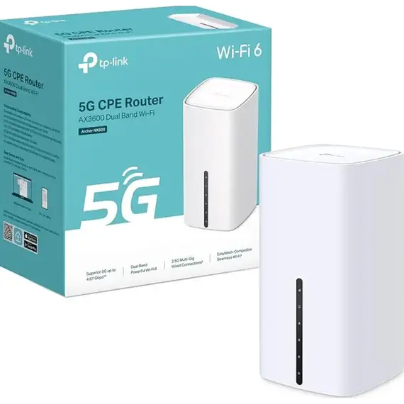 როუტერი TP-link Archer NX600 5G AX3600 Wireless Dual Band Gigabit Wi-Fi 6 Router - Primestore.ge