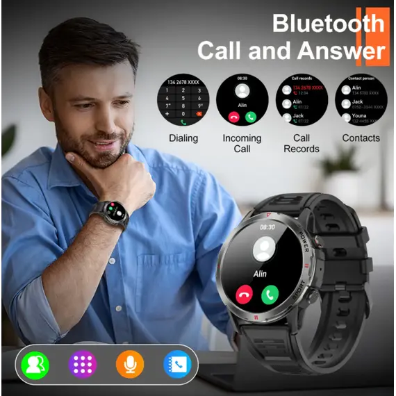 სმარტ საათი WEOFLY EXPLORER BLACK , 6 image - Primestore.ge