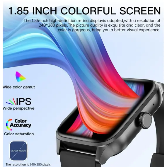 სმარტ საათი WEOFLY ACTIVE BLACK , 2 image - Primestore.ge