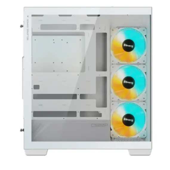 ქეისი Gigabyte C500 PANORAMIC STEALTH ICE 4x120mm ARGB Fans Mid Tower White - C500PI ST - Primestore.ge
