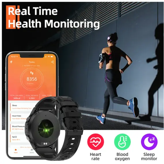 სმარტ საათი WEOFLY CONQUER BLACK , 5 image - Primestore.ge