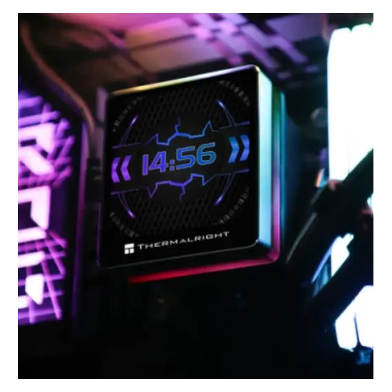 ქულერი THERMALRIGHT Grand Vision 360 ARGB BLACK CPU Universal Cooler , 5 image - Primestore.ge
