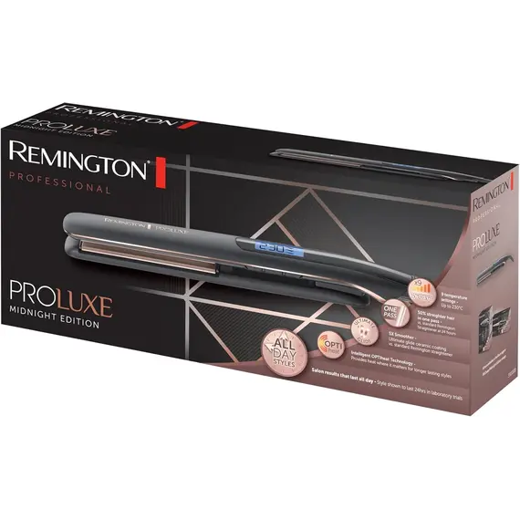 თმის გასასწორებელი Remington E51 PROluxe Midnight Edt Straight , 4 image - Primestore.ge