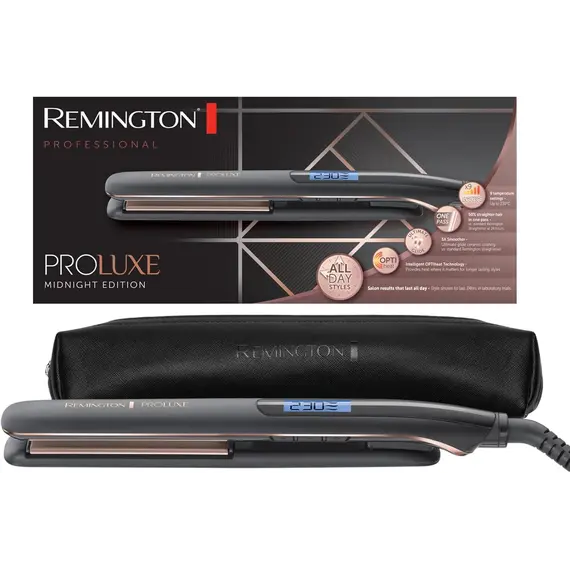 თმის გასასწორებელი Remington E51 PROluxe Midnight Edt Straight  - Primestore.ge