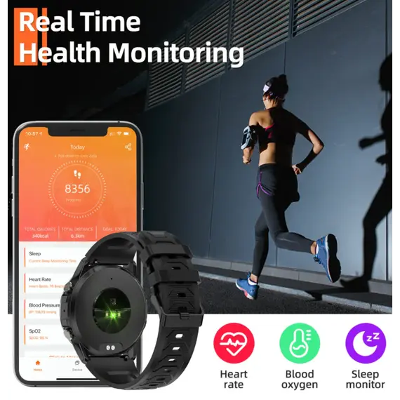 სმარტ საათი WEOFLY EXPLORER BLACK , 5 image - Primestore.ge