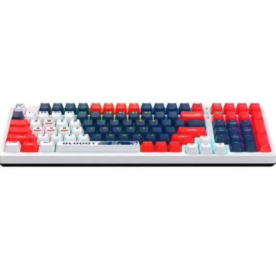 კლავიატურა A4tech Bloody S98 RGB Mechanical Gaming Keyboard Red Switch US Layout Sports Navy , 3 image - Primestore.ge