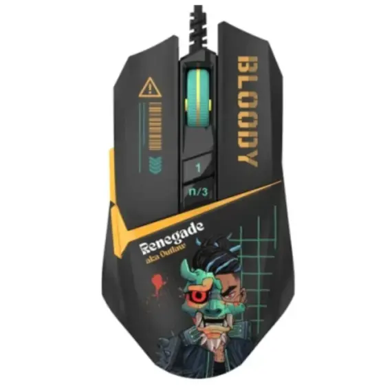 მაუსი A4tech Bloody W63 MAX RGB Gaming Mouse Renegade Midnight  - Primestore.ge