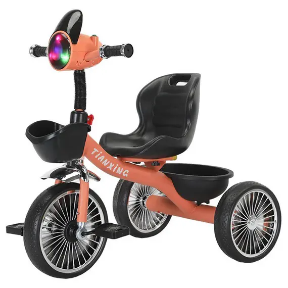 ბავშვთა სამთვალა პედლებიანი ველოსიპედი 602PINK  - Primestore.ge